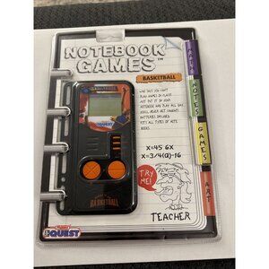 NEW Manley Toy Quest Notebook Games Basketball Electronic Handheld Travel BV10